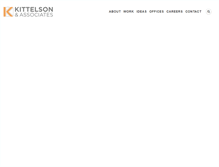 Tablet Screenshot of kittelson.com